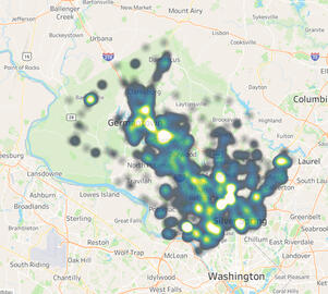 Capstone project: Heat map of traffic violations in Montgomery County, MD